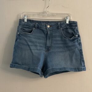 American Eagle Outfitters Dark Blue Jean Shorts